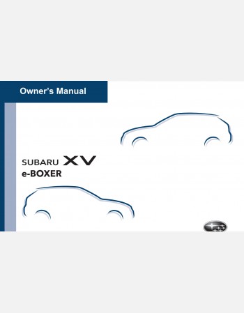 subaru xv e-boxer 2020 owners manual rhd lhd